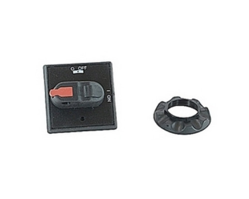 ABB  OHBS3AH1   Black snap on selector handle with O/I and OFF/ON markings and protection according to NEMA 1 and IP54