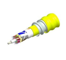 COMMSCOPE ENTERPRISE SOLUTIONS  760125518  N-006-DZ-8W-FSUYL/B2                 Low Smoke Zero Halogen Riser Distribution Cable, interlocking aluminum armored with low smoke zero halogen riser jacket, 6 fiber single-unit