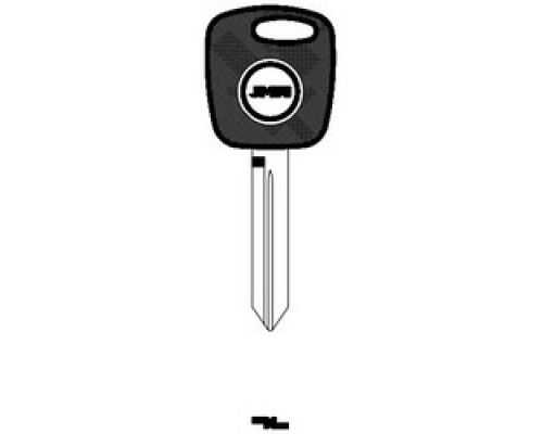 JMA USA  TPX1FO-15DC.P NP 26                 Car Key Blank, Texas, Fixed Cloneable, Transponder, Brass, Nickel Plated, For Ford