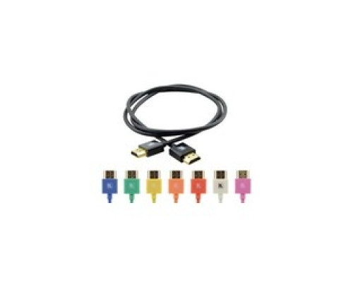 KRAMER 97-0132006 C-HM/HM/PICO/BK-6         Ultra-Slim High-Speed Flex HDMI M to HDMI M Cable with Ethernet - 6’ - 8 Colors