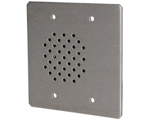 QUAM-NICHOLS COMPANY  CIS8/8                 2-Gang Listen-Only Station, 8O Impedance, Vandal-Resistant, Stainless Steel, No Button