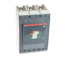 ABB T5L400E5W  3 pole, 400 amps rated at 600V AC, Tmax molded case circuit breaker with an electronic trip device with a magnetic interrupt MCP trip device and 100kA at 480V AC interrupt current rating