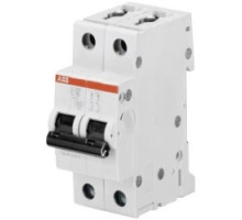 ABB  S202-C10  2CDS252001R0104   Mini Breaker, S200, 10A 2 Pole, Trip C