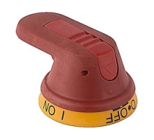 ABB  OHY65J6   Pistol Handle, Red/Yellow, 65mm, 6mm2 Shaft