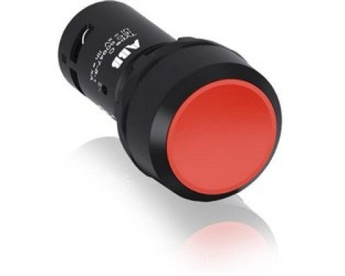 ABB  CP210R-10   Non Illum, Flush Push Button Maintained, Flush 1NO Contact Red