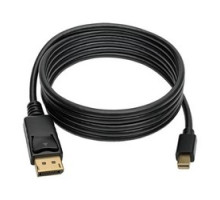 TRIPP LITE P583-006-BK         Mini DisplayPort to DisplayPort 4K @ 60 Hz Adapter Cable M/M , 4096 x 2160 4K x 2K , Black, 1.83 m