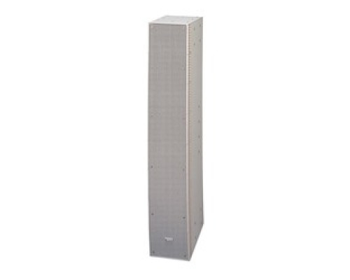 TOA ELECTRONICS INC  SR-S4SWP                 Line Array Speaker, Curved, Weatherproof, 600 Watt, 70 to 20000 Hertz, 8 Ohm, 93 dB, 160 MM Width x 303 MM Depth x 892 MM Height, Plywood White Enclosure