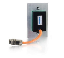 C2G  60093  CG60093                 Multi-Format Wallplate, 1-Gang, VGA Female to RapidRun 15-Pin Male, White