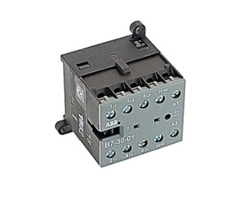 ABB  B7-30-01-01   Mini Contactor, Non Rev, 3Pole, 16A, 1NC Aux Cont 24 V AC Coil