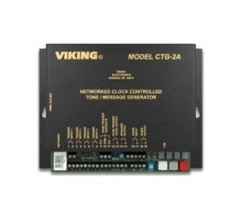 VIKING ELECTRONICS  CTG-2A                 Networked Clock Controlled Tone/Message Generator, 13.8/120 Volt AC, 1.25 Ampere, 85 dB at 1 Meter, 8.25