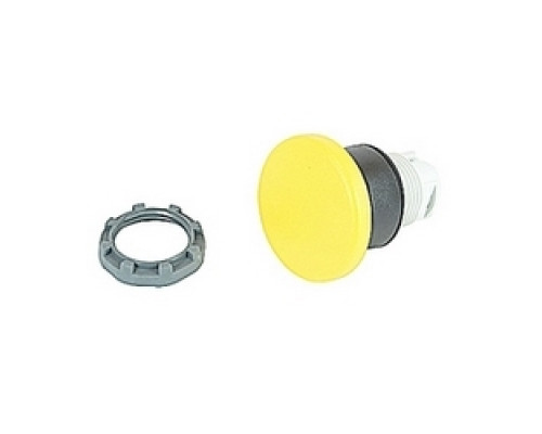 ABB  MPM1-10Y   Modular mushroom pushbutton with 40mm yellow non-illuminated actuator and 22mm mounting
