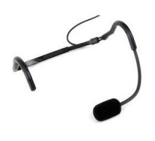 TOA ELECTRONICS INC  MIC-X66-BK                 Aerobics Headband Microphone, Super Cardioid Electret Condenser, 125 dB SPL, 2 to 10 Volt, 50 Microampere, 60 Hertz to 16 Kilohertz, 3000 Ohm, 1500 MM Length Cable, Black