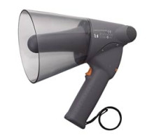 TOA ELECTRONICS INC  ER-1206                 Megaphone, Splashproof, Hand Grip, 10 Watt, 250 Meter Audible Range, 20 dB SPL, 450 to 6000 Hertz, IPX5, 6