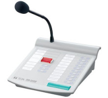 TOA ELECTRONICS INC  RM-200MPS                 Remote Microphone, 10-Function Key, RJ45 Connector, 24 Volt DC, 100 Milliampere, 600 Ohm, 100 to 20000 Hertz, 190 MM Width x 215 MM Depth x 76.5 MM Height, ABS Plastic, Bluish Gray