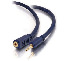 C2G  CG40628  CG40628                 Audio Extension Cable, 3.5 MM Mono Male to 3.5 MM Mono Female, 25’ Length, Black