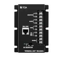 TOA ELECTRONICS INC  RM-200RJ                 Audio System Terminal Unit, 10-Pin M3 Screw RJ45 Connector, 40 Volt Applied/Withstand, 1 Ampere, 3.3
