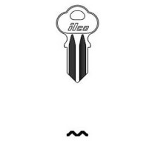 KABA ILCO CORP  41FD NP A13  AA00008942                 Cylinder Lock Key Blank, Double-Sided, Brass, Nickel Plated, 13 Price Group, For Chicago