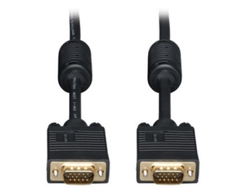 TRIPP LITE P502-035         VGA Coaxial High-Resolution Monitor Cable with RGB Coaxial HD15 M/M , 2048 x 1536 1080p , 35 ft.