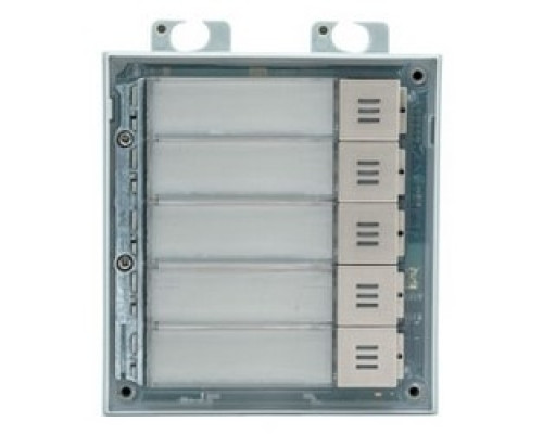 AXIS COMMUNICATIONS  01258-001  9155035                 2N IP Intercom Nameplate, 5-Button, With Name Tag