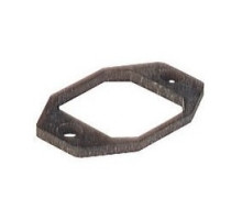 HIRSCHMANN  732135002   G 30 E-1 black; Flat Gasket for Panel-mounted connectors with flange, material thickness: 2 mm, material: NBR, temperature range: -40C to +90 C