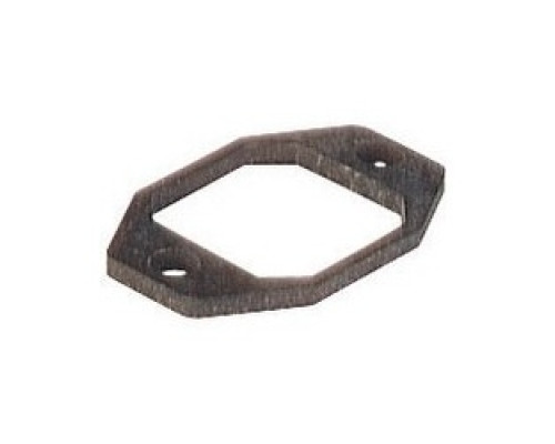 HIRSCHMANN  732135002   G 30 E-1 black; Flat Gasket for Panel-mounted connectors with flange, material thickness: 2 mm, material: NBR, temperature range: -40C to +90 C