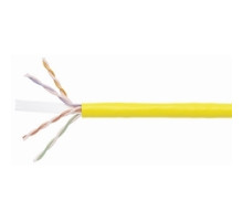 COMMSCOPE SYSTIMAX SOLUTIONS  700210131  2071E YEL C6 4/23 U/UTP R1000                 Copper Cable, GigaSPEED XL 2071E, Category 6, 23 AWG, 4 Pair, Unshielded, UTP, Solid Bare Copper Conductor, FEP/PVC, CMP, Plenum Cable, Yellow Jacket