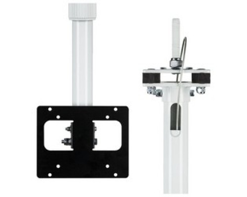 CLINTON ELECTRONICS  CE-CM-LX-12                 Telescoping Ceiling Mount Bracket, LCD/PVM Pole, Adjustable, VESA 75 and 100 Mounting Pattern, 6 to 11’ 6