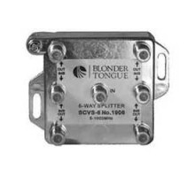 BLONDER TONGUE  SCVS-6  1906                 Splitter, 6 Way, Solder Back, 5-1000 MHz, L Style