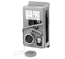 THOMAS & BETTS  DBRS320401500   MaxGard 30AMP Interlock, 2-Pole 3-Wire, 204, 408V, Screw Cap with a 15AMP Breaker