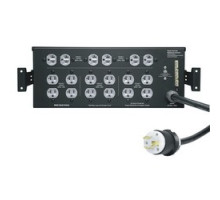 MIDDLE ATLANTIC PRODUCTS  ISOCTR-5R-240-NS   4 Space IsoCenter Rackmount Integrated Load Center Without Surge Protectors, 4 RU, 19 Inch Width x 14.4 Inch Depth x 6.97 Inch Height, Black Powder Coat, Horizontal Mount