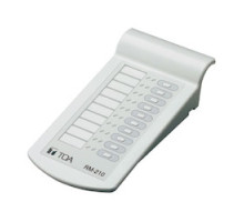 TOA ELECTRONICS INC RM-210S         Remote Microphone Extension Unit, 600 Ohm Balanced Audio Output, 10 Freely Assignable Key, Ribbon Cable, 4.3