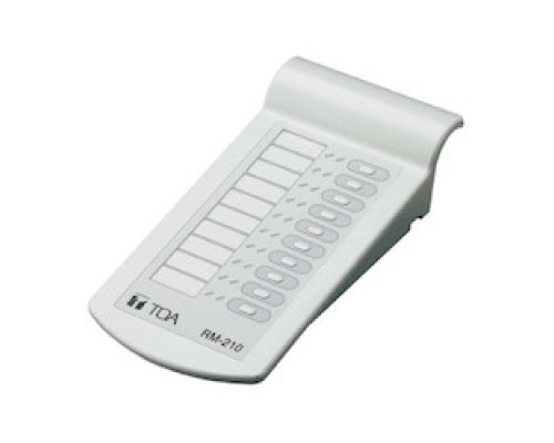 TOA ELECTRONICS INC RM-210S         Remote Microphone Extension Unit, 600 Ohm Balanced Audio Output, 10 Freely Assignable Key, Ribbon Cable, 4.3