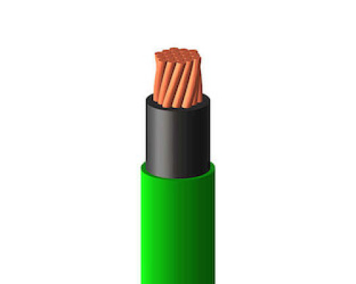 SHAWFLEX INC  4D010M2/014G00Y                 2/0-1C 19 BC NS XLPE PVC 1KV CSA GRN/YEL JKT TC DB 90C FT4 GROUNDING WIRE