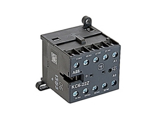 ABB  KC6-22Z-01   Mini Contactor Relay, 4 Pole, 2NO/2NC, 4A, 24 V DC Coil