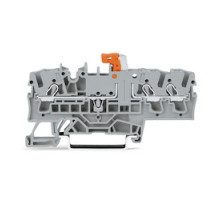 WAGO CORPORATION  2002-1771   KNIFE DISC TERMINAL BLOCK 3-COND; 5.2MM WIDE GRAY