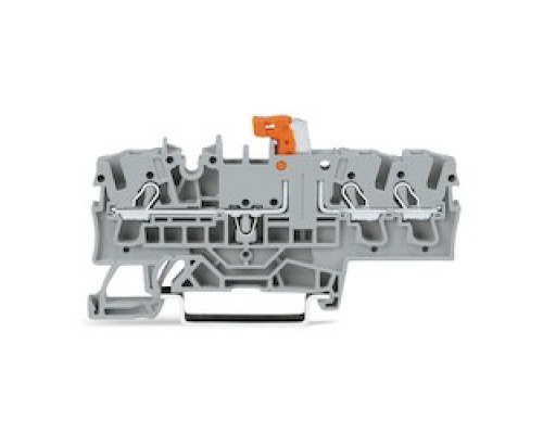 WAGO CORPORATION  2002-1771   KNIFE DISC TERMINAL BLOCK 3-COND; 5.2MM WIDE GRAY