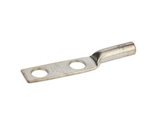 NSI INDUSTRIES  L4N-38                 4 AWG COPPER COMPRESSION LUG, LONG BARREL, 2 HOLE, W/O  SIGHT HOLE, ILSCO #