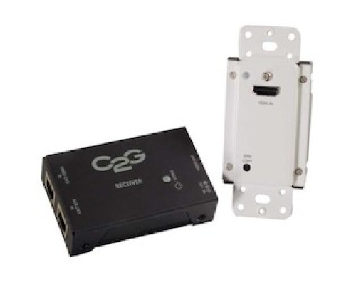 C2G  CG29374  CG29374                 HDMI Over Cat 5 Extender, Short Range, Wallplate to Box, 100 to 240 Volt AC 50/60 Hertz Input, 12 Volt DC 1.5 Ampere Output, up to 164’ Length, Black