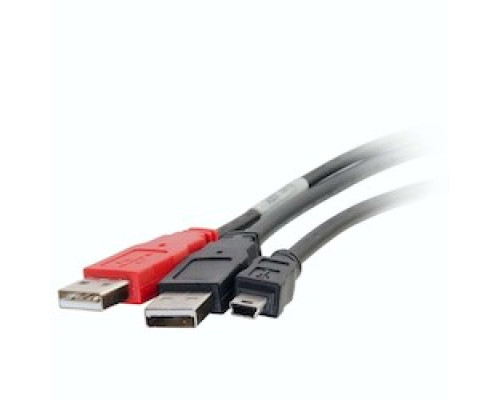 C2G CG28107 28107         6 ft. USB Mini B To 2 USB A