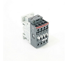 ABB  AF09Z-30-10-20   3 pole, 25 amp, non-reversing across the line contactor with 12-20V DC coil and 1 NO auxiliary contacts