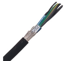 LAPP GROUP 7412048         Flexible VFD Cable with a Control Pair, Stationary, 12 AWG 4 mm2 , 4 conductor, Black Polymer Jacket, 0.632