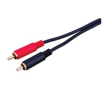 VANCO  AGH218                 RCA Patch Cables, Premium Gold Plated OFC Stereo Dual RCA Plugs, Length: 1 1/2 ft.