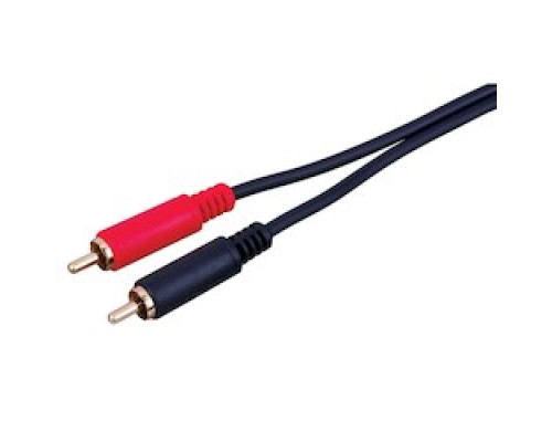 VANCO  AGH218                 RCA Patch Cables, Premium Gold Plated OFC Stereo Dual RCA Plugs, Length: 1 1/2 ft.