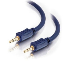 C2G  CG40601  40601                 Audio Cable, 3.5 MM Stereo Male to 3.5 MM Stereo Male, 3’ Length, Blue