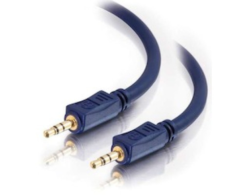 C2G  CG40601  40601                 Audio Cable, 3.5 MM Stereo Male to 3.5 MM Stereo Male, 3’ Length, Blue