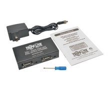 TRIPP LITE  B132-200A-SR                 Dual VGA with Audio over Cat5/Cat6 Extender, Box-Style Receiver, 1440x900 at 60Hz, Up to 300-ft., TAA
