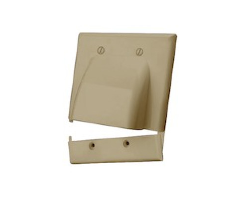 VANCO  120626                 Hinged Bulk Cable Wall Plates, Dual & Ivory
