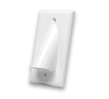 VANCO  WPBW2W                 Bulk Cable Wall Plates, Dual & White