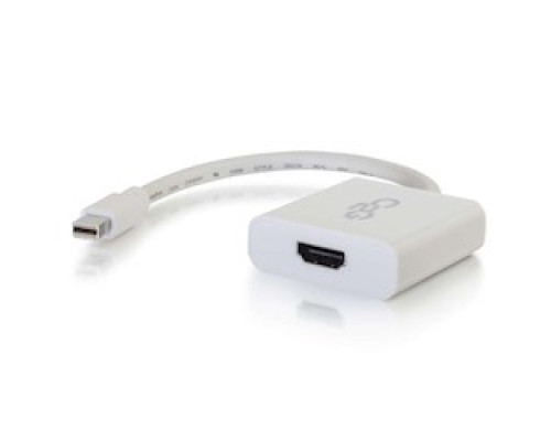 C2G  CG54308  54308                 8in C2G Mini DisplayPort M To HDMI F Active 3D 4k White
