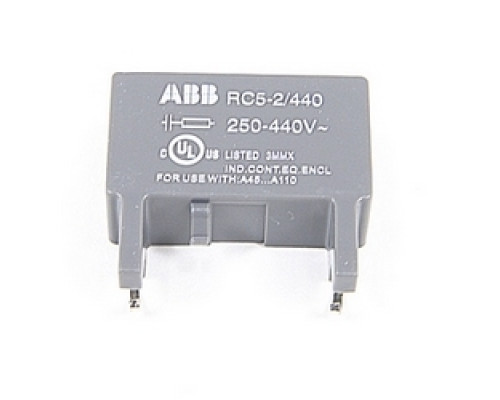 ABB  RC5-2/440   250-440V AC operated surge suppressor for A45 through A110 across the line contactors